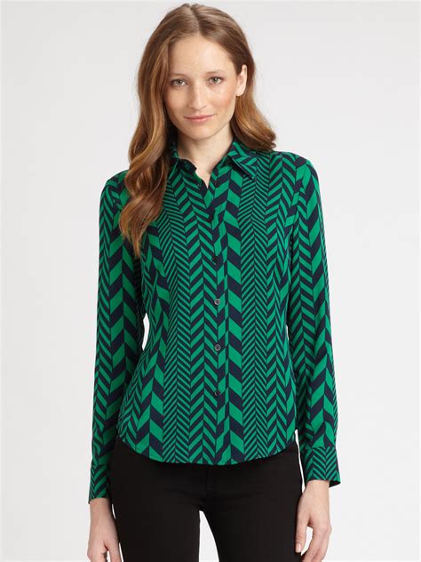 michael kors green blouse|michael kors blouse price.